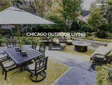 Tablet Screenshot of chicagooutdoorliving.com